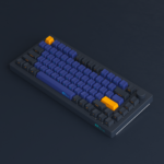 Akko 5075B Plus 三模82鍵奶黃軸-黑藍色 RGB 機械鍵盤(KB-A5PHCYP)