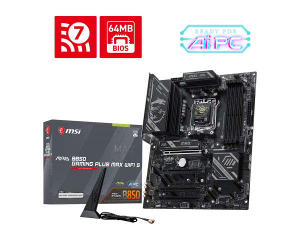 MSI MAG B850 GAMING PLUS MAX WIFI S (MB-RB85GMS)