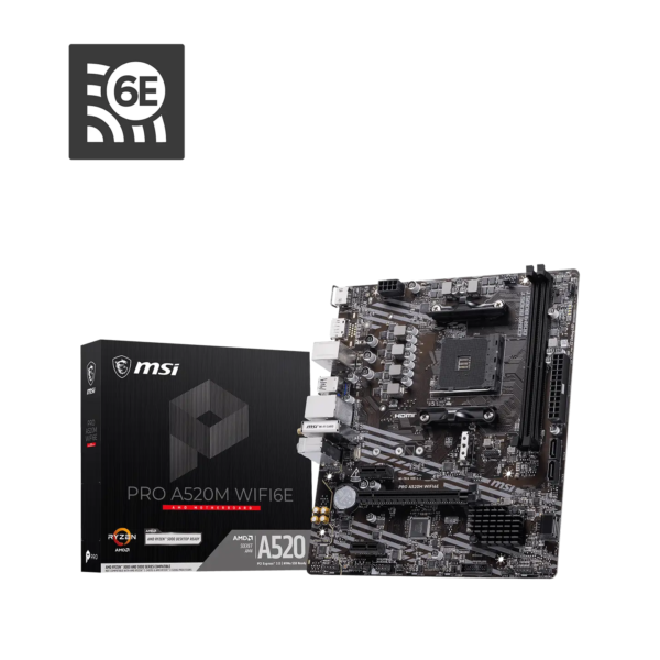 MSI PRO A520M WIFI6E (MB-RA52M6E)