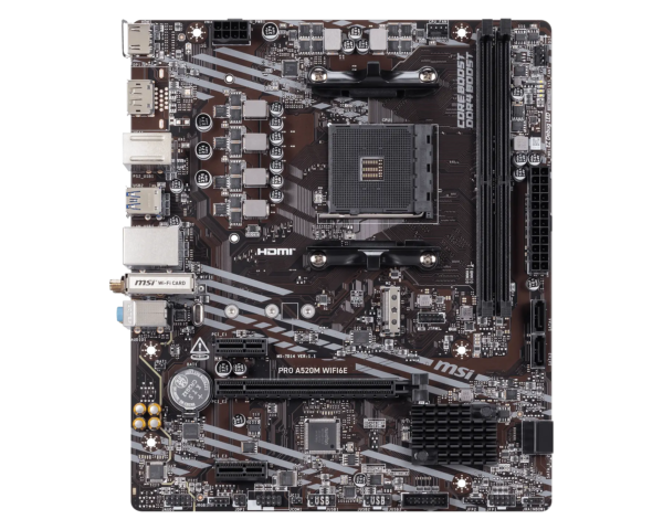 MSI PRO A520M WIFI6E (MB-RA52M6E)
