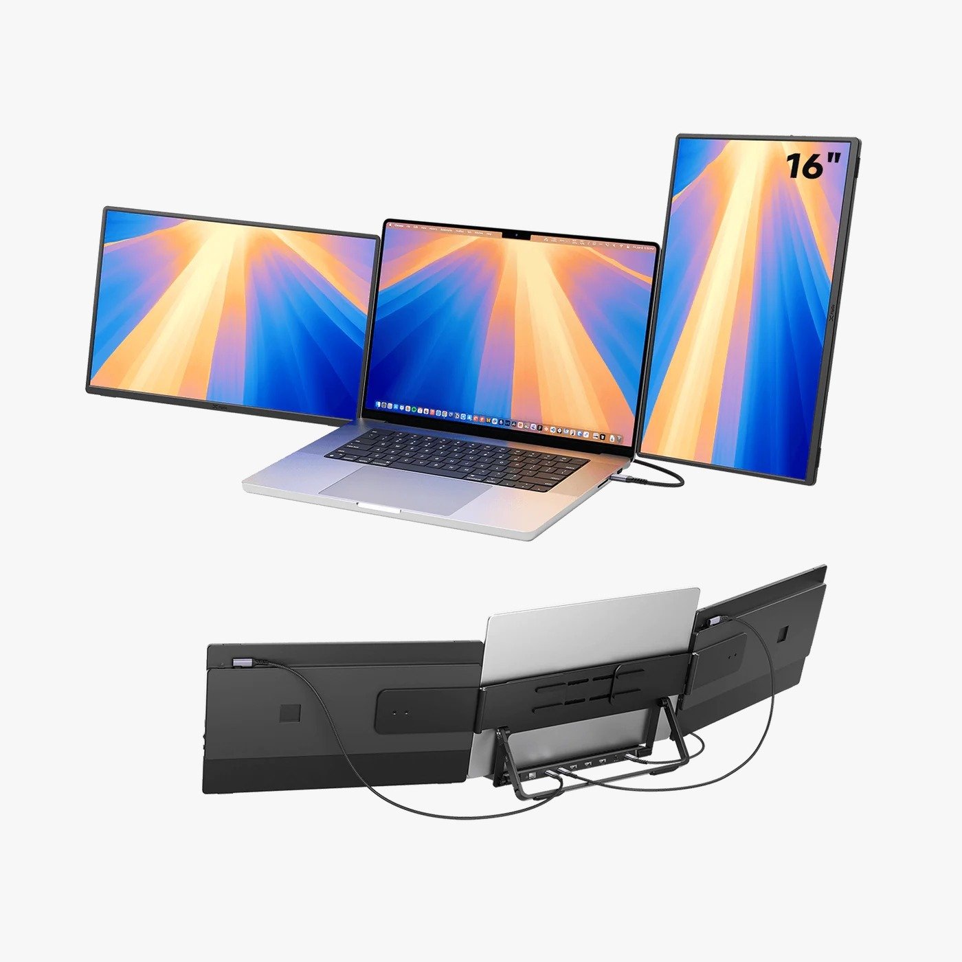 JSAUX FlipGo Horizon Pro 16" (MO-JFHP16 + LB-MON)